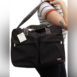 Burberry Fragrance Brown Crossbody Travel Bag with Logo Strap